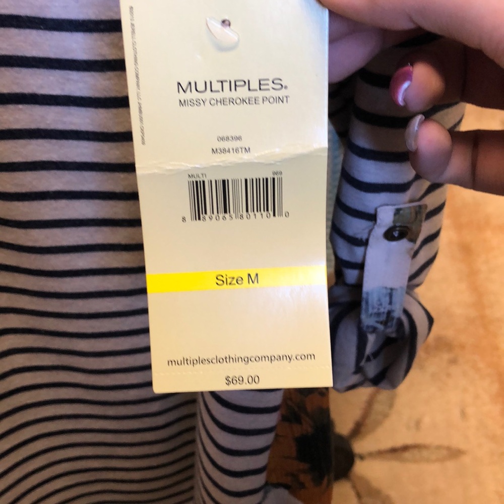 Multiples stripped blouse - Picture 3 of 3